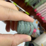 Natural Jadeite Ring Fine Gemstone Jewelry For Women For Men