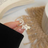 Cat Ring Women S925 Sterling Silver Student Friendship Gift