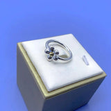 Spanish Bear Royal Ring in Sterling Silver with Black Onyx