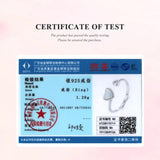 925 Silver Love CZ Heart Adjustable Ring for Women