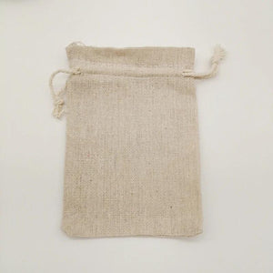 20pcs Jewelry Display Gift Bags Cotton Storage Jute Drawstring Wedding Favors