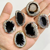 Natural Agates Pendants Polished Healing Stone DIY Charm Pendants