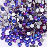 Purple Rhinestones FlatBack Strass Sewing Fabric Garment Stones