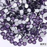 Purple Rhinestones FlatBack Strass Sewing Fabric Garment Stones