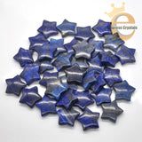 30MM Star Shaped Lapis Lazuli Amethyst Rose Quartz Healing Gemstone Pendant