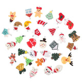 32 Pcs Resin Christmas Ornament Charms Jewelry Supply