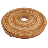 Aaazee 1 Yard 10mm Flat Leather Strip Distressed Tan 10x2mm