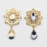 10pcs Rhinestone Acrylic Pendant DIY Clothing Decoration Jewelry Accessories