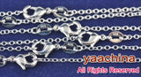 10Pcs 20in 925 Silver Neck Chains With Lobster Clasp For DIY