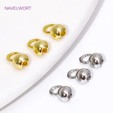 18K Plated Shell Bead Tip Crimp Ends for DIY Necklace Making