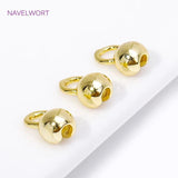 18K Plated Shell Bead Tip Crimp Ends for DIY Necklace Making