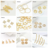 14K Plated Brass Zircon Spacer Beads for Jewelry Making