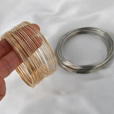 100 Memory Steel Wire 60-115mm for Jewelry Making DIY Beading