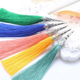10pcs Polyester Silk Tassel for Earring Charm Making Pendant Diy Jewelry Crafts