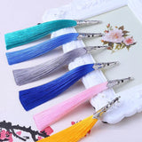 10pcs Polyester Silk Tassel for Earring Charm Making Pendant Diy Jewelry Crafts