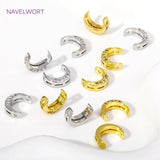 18K Plated Zircon Frame Beads for Necklace Making