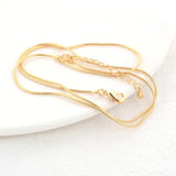 14K Brass Finished Necklace Chains Jewelry Supplies
