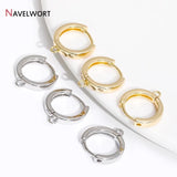 2 Sizes 14K Plated Brass Shvenzy Earring Clasps, High Earwire Fasteners