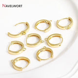 2 Sizes 14K Plated Brass Shvenzy Earring Clasps, High Earwire Fasteners