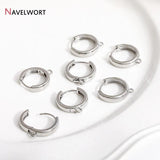 2 Sizes 14K Plated Brass Shvenzy Earring Clasps, High Earwire Fasteners