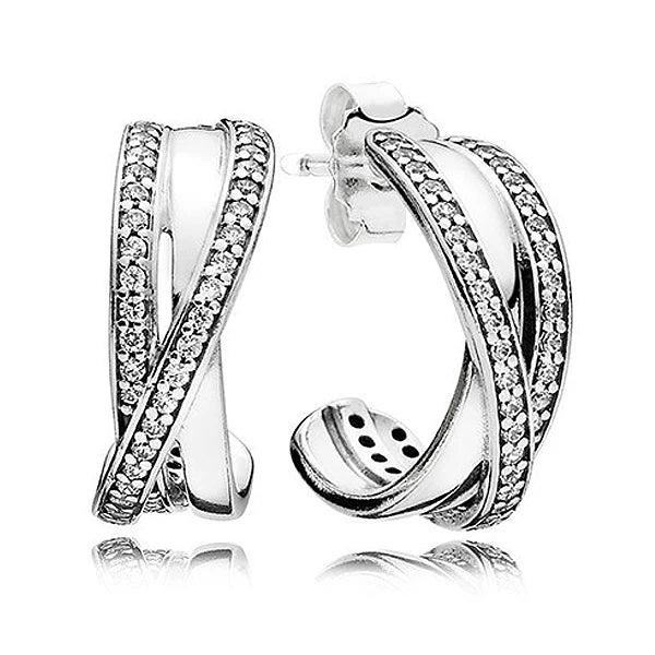 925 Sterling Silver Anchor Wheel Moon Stars Hearts Earring DIY Gift