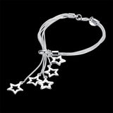 925 Silver Jewelry Set Hollow Star Jewelry Sets For Women Silver Gift