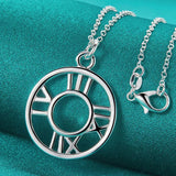 925 Silver Roman Round Jewelry Set For Women Wedding Party