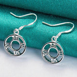 925 Silver Roman Round Jewelry Set For Women Wedding Party