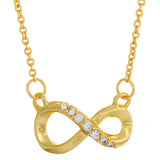 925 Silver Infinity Heart Necklace For Charm DIY Jewelry