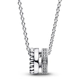 925 Silver Signature I-D Necklace Shooting Star Pendant for Charm Jewelry