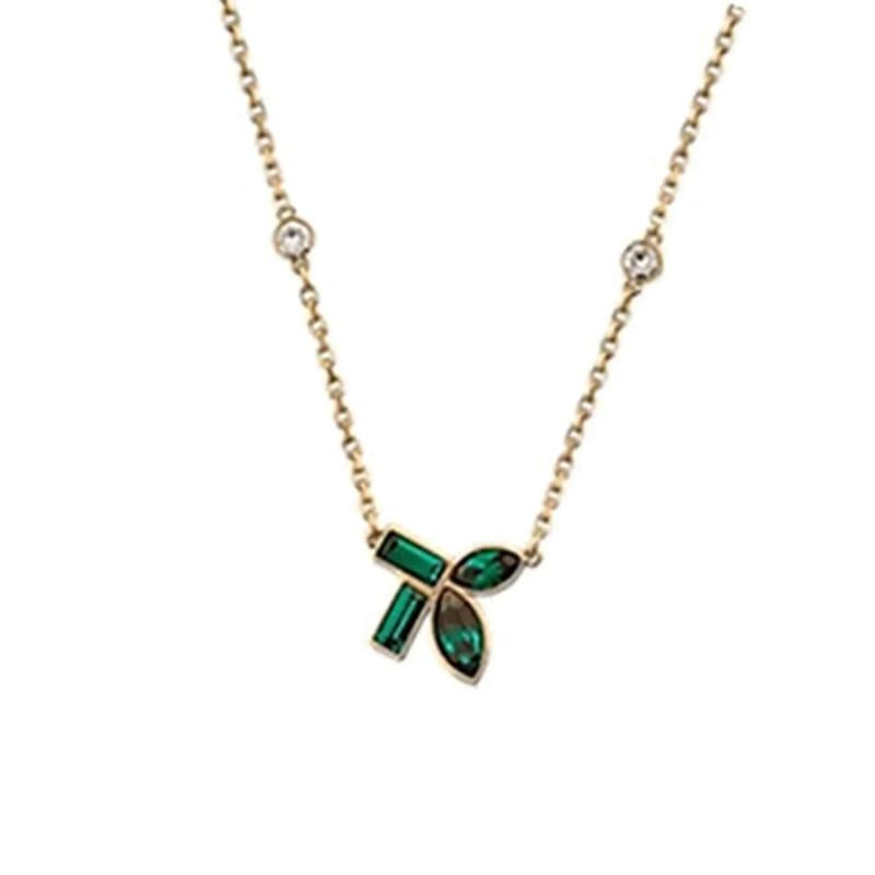 Austria Green Crystal Women Jewelry Set