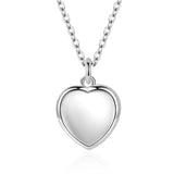 Crystal Heart Jewelry Set 925 Sterling Silver