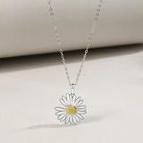 925 Sterling Silver Daisy Bracelet Small Fresh Lovely Jewelry
