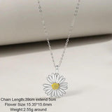 925 Sterling Silver Daisy Bracelet Small Fresh Lovely Jewelry
