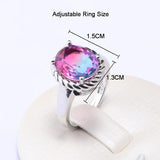 925 Silver Colorful Jewelry Set for Women