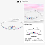 Customize Your Own Size Charm Bracelet Women Jewelry Birthday Party Gift