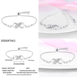 Customize Your Own Size Charm Bracelet Women Jewelry Birthday Party Gift