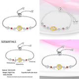 Customize Your Own Size Charm Bracelet Women Jewelry Birthday Party Gift