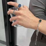 Vintage 925 Sterling Silver Bracelet for Women Thai Silver Chain Jewelry