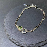 Peridot Bracelet Adjustable Fine Jewelry Lucky Chain Bracelet