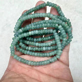 Natural Jadeite Stone Beads Bracelet Gemstone Jewelry Women Gift