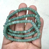Natural Jadeite Stone Beads Bracelet Gemstone Jewelry Women Gift