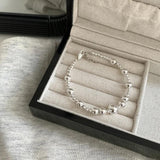 925 Silver Bead INS Bracelet for Women Girls Jewelry Gift