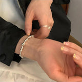 925 Silver Bead INS Bracelet for Women Girls Jewelry Gift