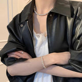 925 Silver Bead INS Bracelet for Women Girls Jewelry Gift