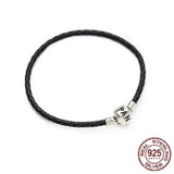 925 Sterling Silver Red Letter Bead Bracelet DlY