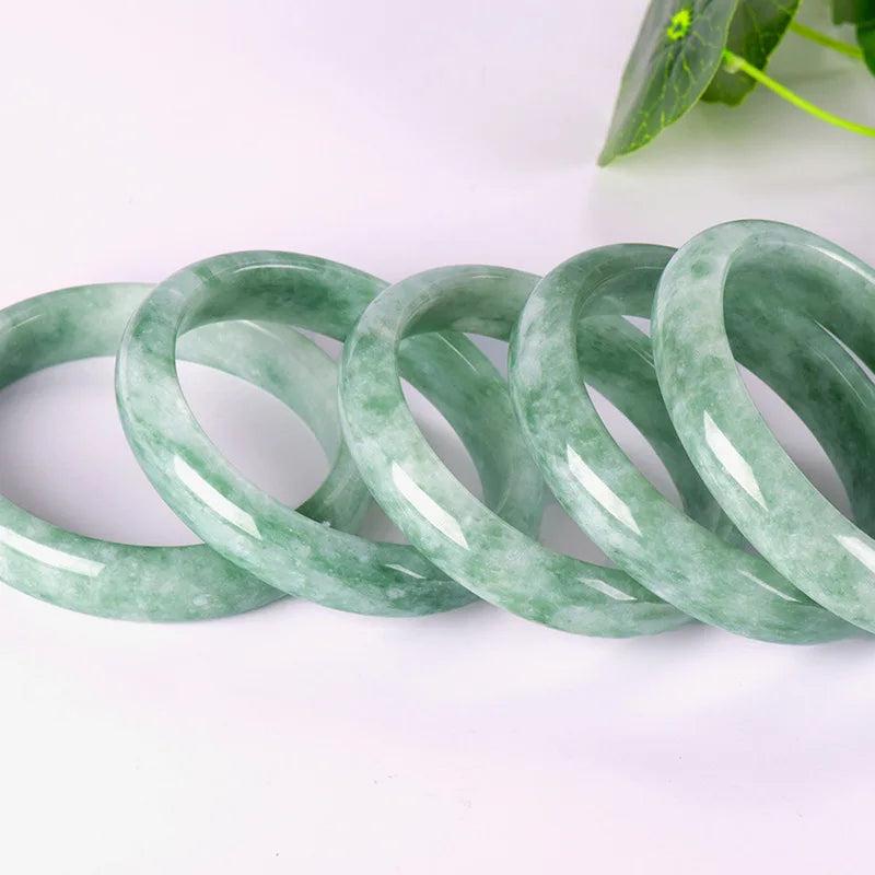 Natural Jadeite Jade Bangle Women Chinese Jades Stone Accessories Charm Jeweller