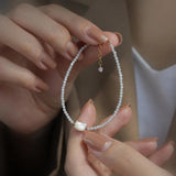 14k Plated Crystal Beaded Bracelet with Cat Charm YBR1009