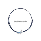 925 Silver Sun Moon Couples Bracelet Daily Party Dating Gift Fine Jewelry