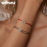 925 Silver Sun Moon Couples Bracelet Daily Party Dating Gift Fine Jewelry